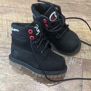 Timberland Champion Black and Red Boots